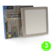 Plafón Led CCT Cuadrado Slim Níquel 25W ECO [AL5547LM]