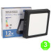 Foco Plafón Led CCT Cuadrado Negro 12W [AL5593LM]