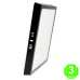 Plafón Led CCT Cuadrado Negro Slim 25W ECO [AL5595LM]