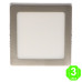 Foco Plafón Led CCT Cuadrado Níquel 12W [AL5541LM]