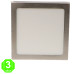 Plafón Led CCT Níquel Cuadrado 20W [AL5544LM]