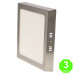 Plafón Led CCT Níquel Cuadrado 20W [AL5544LM]