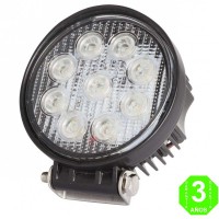 Foco Proyector LED Circular Náutica Automóviles Vehículos 27W IP68 [KD-WL-235-27W] 