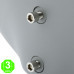 Chasis de farola para módulo Led Heatsing 50W 90° IP68 [AL6279LM]