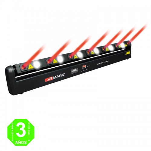 Barra Bañador doble efecto LASER y LED DMX y Manual [28MAR085AL]