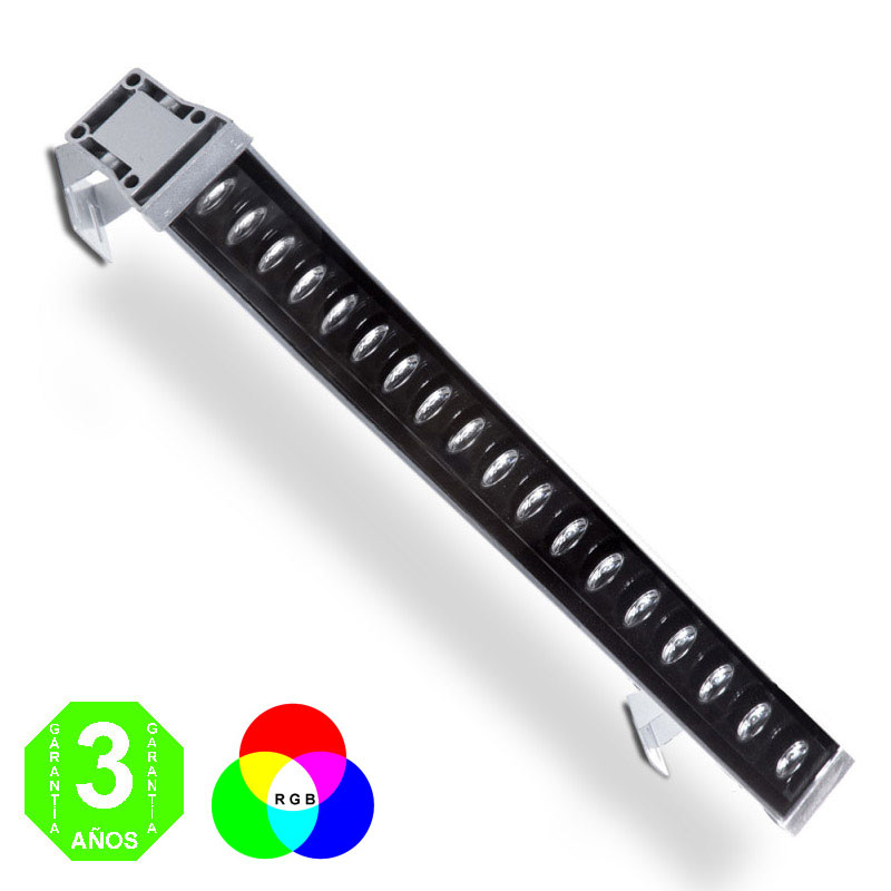 Barra Bañador Proyector LED RGB 18W IP65 Mando a Distancia [NE-BN-18W-RGB]