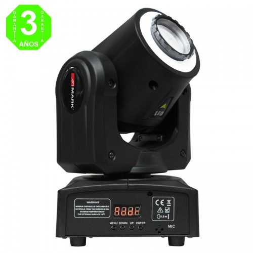 Proyector Cabeza móvil LED Blanco + RGB DMX SPOT 30L [28MAR056AL]