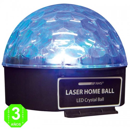 LASER HOME BALL Efecto rotativo RGB Aros, círculos y estrobo [EFE02401AL]