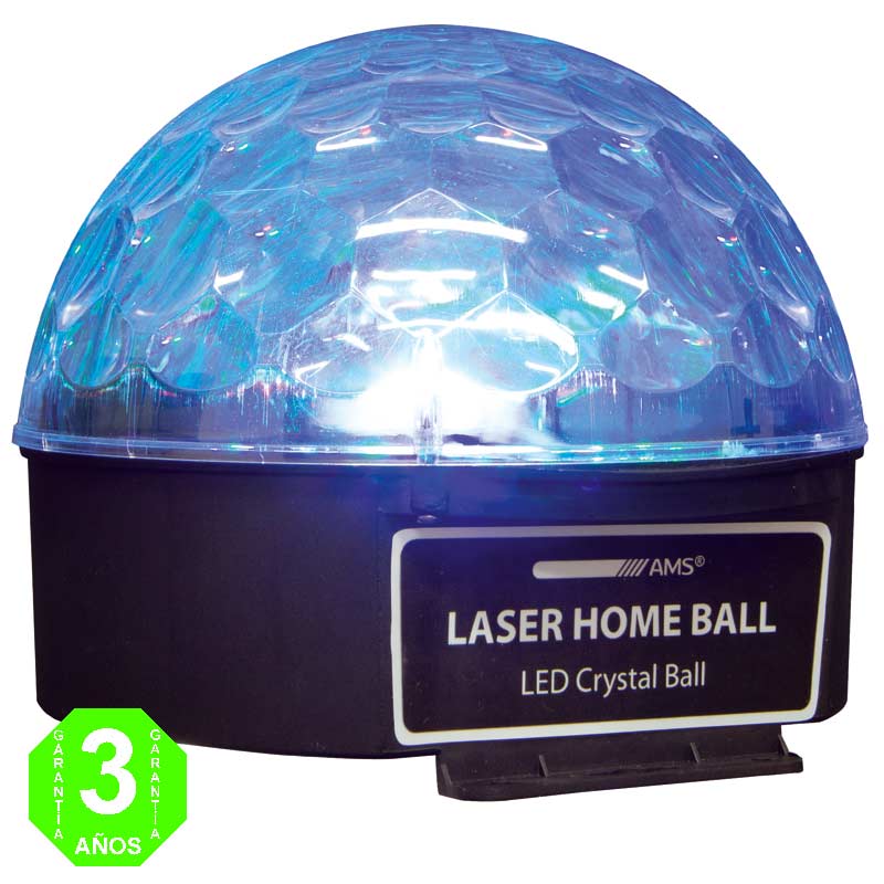 LASER HOME BALL Efecto rotativo RGB Aros, círculos y estrobo [EFE02401AL]