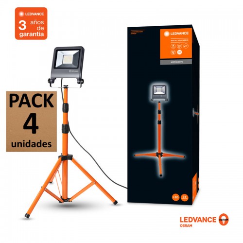 Ledvance Proyector Led 50W con Trípode IP65 Serie FLOOD WORKLIGHTS