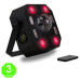 Proyector LED Multiefecto RGBW, LASER VERDE Y ROJO, UV DMX ESTROBO 60W [EFE011013AL]