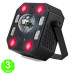Proyector LED Multiefecto RGBW, LASER VERDE Y ROJO, UV DMX ESTROBO 60W [EFE011013AL]