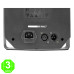 Proyector LED Multiefecto RGBW, LASER VERDE Y ROJO, UV DMX ESTROBO 60W [EFE011013AL]