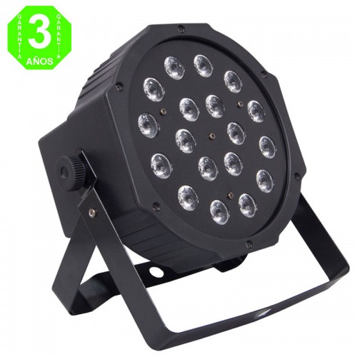 Proyector LED SUPERPARLED ECO R+G+B DMX 18W  [28MAR027AL]