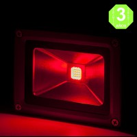 Foco Proyector LED Monocolor Rojo 10W IP65 [BQFS11510-R]