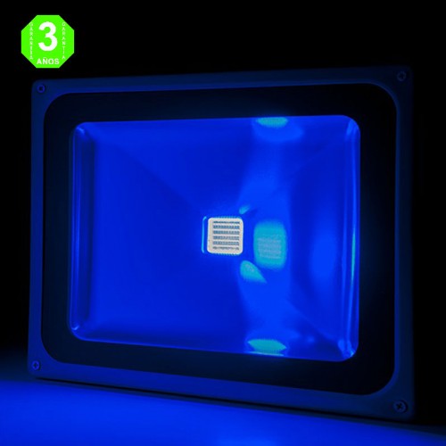 Foco Proyector LED AZUL 50W 4250Lm IP65 Monocolor [BQFS29050B]