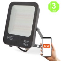 Foco Proyector LED Smarhome RGB+CCT Wifi App TUYA 50W IP65 [AL6519LM]