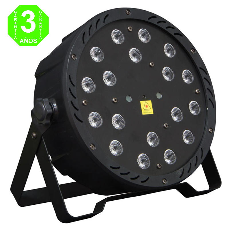 Proyector LED AMS con LASER VERDE Y ROJO RGB DMX 25W [EFE01062AL]