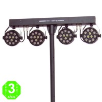 Barra Iluminación Led Proyectores RGBW DMX 48W BAR 12-4 HOME Kit [EFE01124AL] 