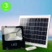 Foco Proyector LED SOLAR 100W IP65 Sensor Control Remoto Panel 6V 25W [PL-626005]