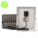 Foco Proyector LED SOLAR Milán 50W IP65 Sensor + Control Remoto + Panel [AL6501LM]