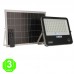 Foco Proyector LED SOLAR Milán 200W IP65 Sensor + Control Remoto + Panel [AL6507LM]