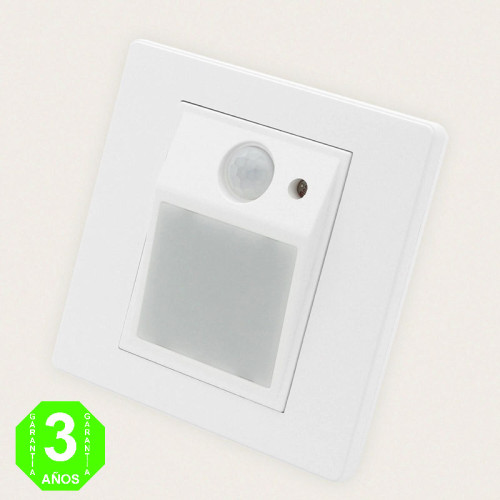 Baliza LED Empotrable Sensor PIR y Crepuscular 1W Rup Pared [AL126666E]