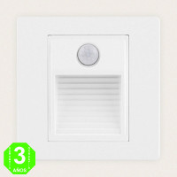 Baliza LED Empotrable Sensor PIR 1W Prui Pared [AL126671E]