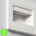 Baliza LED Empotrable Pared Cuadrado 1.5W Rand [AL464E]