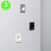 Baliza LED Empotrable Gris Pared Cuadrada 1.5W Rand [AL466E]