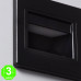 Baliza LED Empotrable Black Pared Cuadrada 1.5W Rand [AL467E]