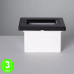 Baliza LED Empotrable Black Pared Cuadrada 1.5W Rand [AL467E]