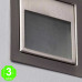 Baliza LED Empotrable Acero Inox Pared Cuadrada 1.5W Larr [AL471E]