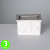 Baliza LED Empotrable Acero Inox Pared Cuadrada 1.5W Larr [AL471E]