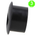 Baliza IP54 Empotrable Circular LED 3W Corte Ø65mm [AL6193LM]