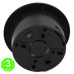 Baliza IP54 Empotrable Circular LED 3W Corte Ø65mm [AL6193LM]
