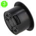 Baliza IP54 Empotrable Circular LED 3W Corte Ø65mm [AL6193LM]