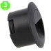 Baliza IP54 Empotrable Circular LED 3W Corte Ø65mm [AL6193LM]