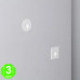Baliza LED Empotrable Pared Circular 1W Adan [AL86006E]