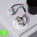Baliza LED Empotrable Pared Circular 1W Adan [AL86006E]