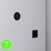 Baliza LED Empotrable Pared Circular 1W Adan Black [AL86023E]
