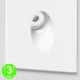 Baliza LED Empotrable Pared Cuadrada 1W Adan Blanco [AL86029E]