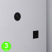 Baliza LED Empotrable Pared Cuadrada 1W Adan Black [AL86035E]