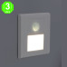 Foco Baliza LED Empotrable Sensor PIR Nomis Ignifugo 1.2W [AL9001LM]