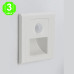 Foco Baliza LED Empotrable Sensor PIR Nomis Ignifugo 1.2W [AL9001LM]