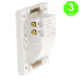 Foco Baliza LED Empotrable Sensor PIR Nomis Ignifugo 1.2W [AL9001LM]