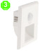 Foco Baliza LED Empotrable Sensor PIR Nomis Ignifugo 1.2W [AL9001LM]
