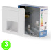 Foco Baliza LED Empotrable Nomis Cuadrado Ignifugo 1.2W [AL9003LM]