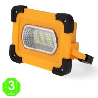 Foco Proyector Solar LED Portátil Recargable batería Power Bank 30W  [AL6336LM]